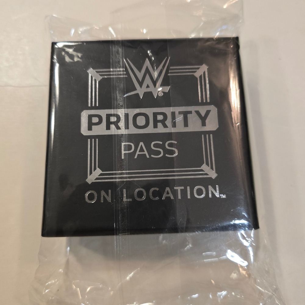 WWE WrestleMania 41 Las Vegas Priority Pass On Location Enamel Pin New Boxed